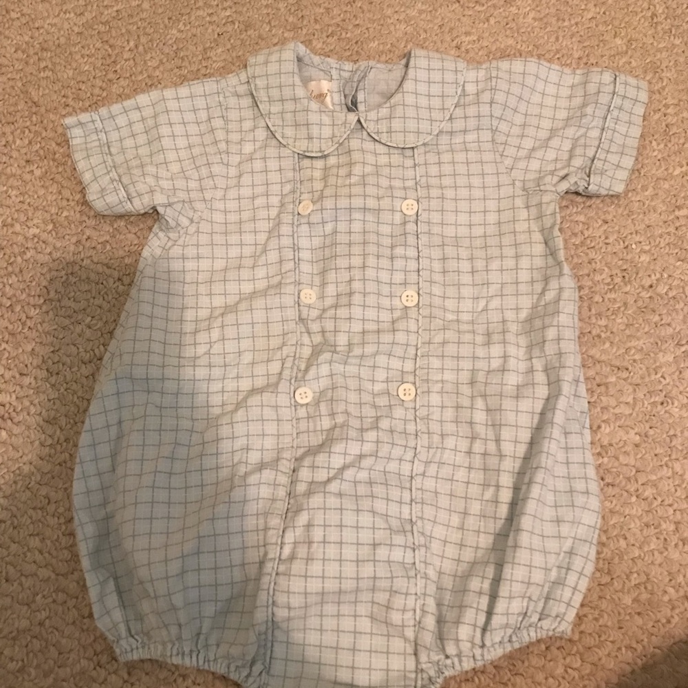 Strasburg boys onesie size 18M blue gently worn
